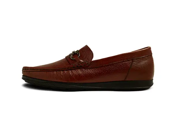 کفش چرمی مردانه تن تاک مدل میلان یراقدار